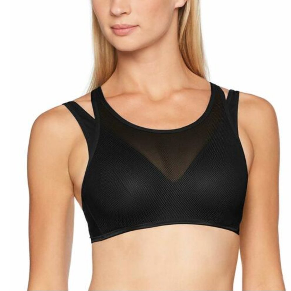 TRIUMPH Triaction Magic Motion Magic Wire mesh overlay Sports Bra 32DD 3E